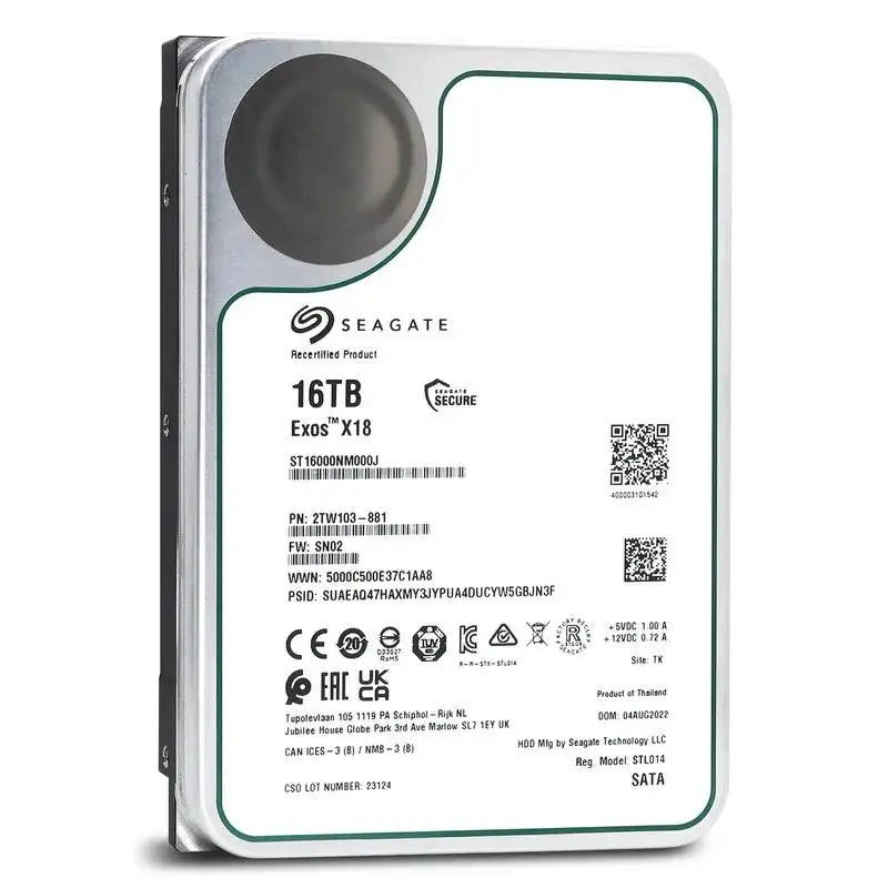 Hard Disk Drive 18TB ST18000NM000J 7200 RPM Enterprise Server Hard Disk