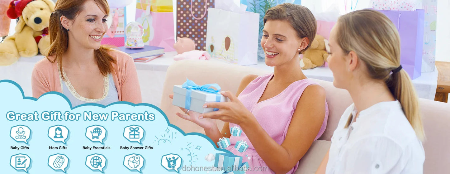 Dual Baby Car Camera with 7" IPS Display - HD 1080P, Night Vision, Split Screen, USB Powered