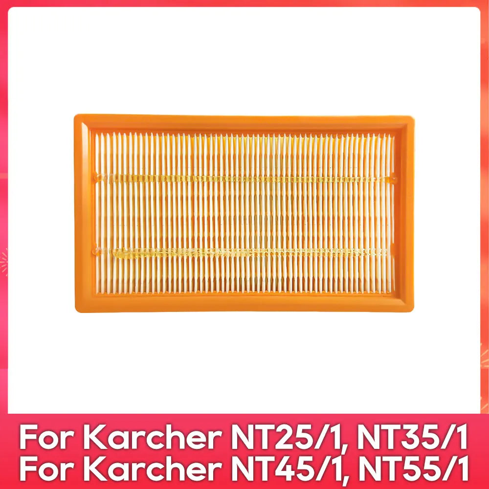 Filter Compatible for ( Karcher NT 25/1, NT 35/1, NT 45/1, NT 55/1, NT361 ECO, NT561 ECO, NT611 ECO, Bosch VAC140 ) Accessory