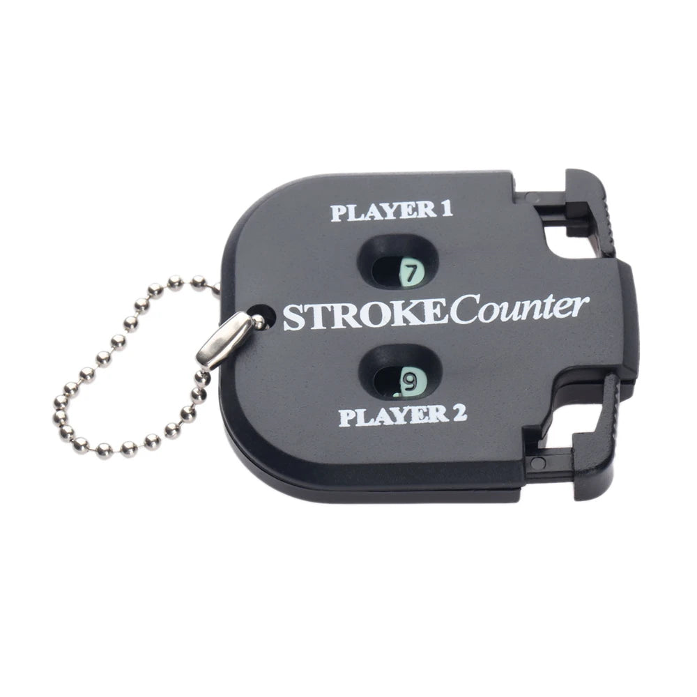 Black Durable Portable Training Aids Golf Accessories Count Stroke Score Counter Golf Shot With Key Chain