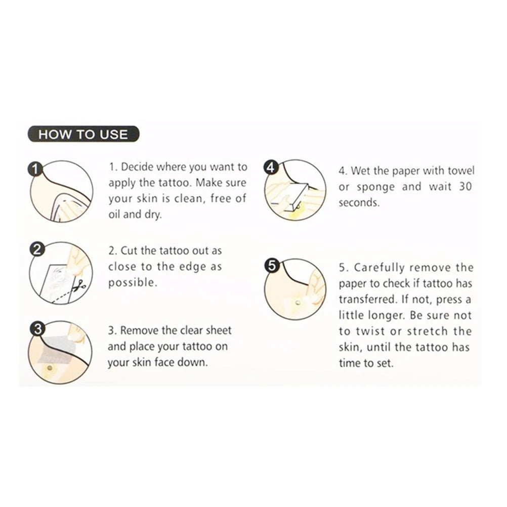 1 Pcs Fashion Elegant Body Art Cool 3D Men Half Sleeve Tattoo Arm Temporary Totem Tattoo Stickers