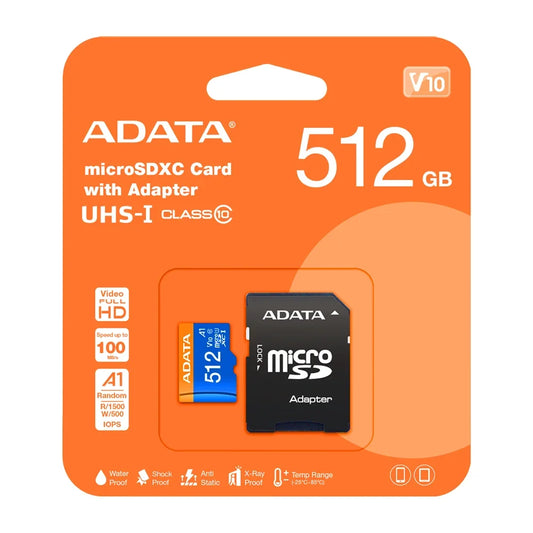 [GD] Micro SD Card Reader with 512GB Capacity and Adapter / ausdx512guicl10a1-ra1