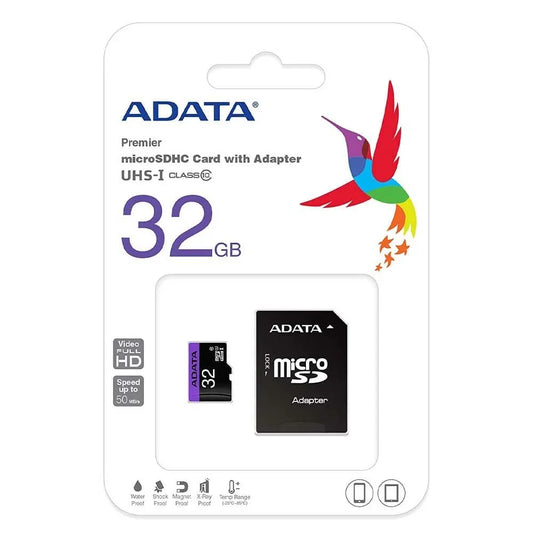 [GD] 1pc 32gb micro sd memory with adapter for use, for computers, cell phones and/or cameras, variety of uses /