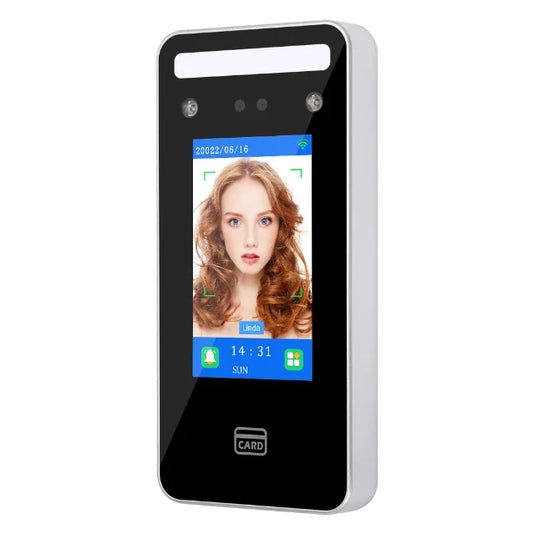 3.5 Inch Screen USB Facial Recognition with Scanner Recorder Biometric Fingerprint Time Attendance