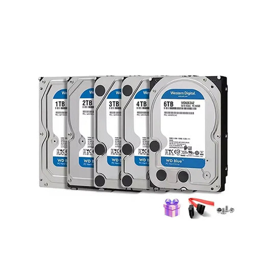 Western Digital for WD BLUE Series 3.5\" SATA III 5400 RPM External 1TB 2TB 4TB 6TB Hard Disk for Desktop Computer Monitorin