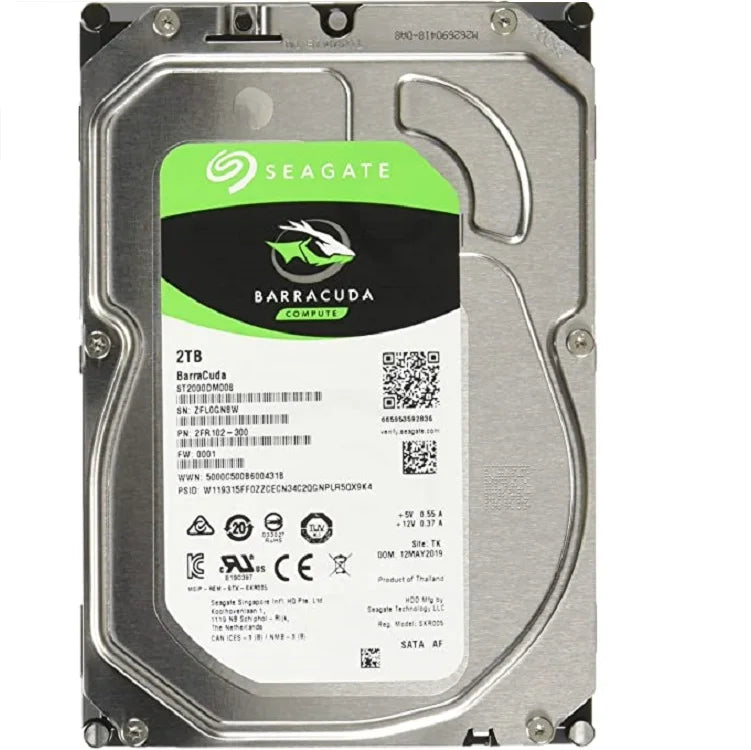 St2000dm008 2TB Internal SATA 3.0 NAS HDD New 3.5" 7200 RPM 256MB Cache