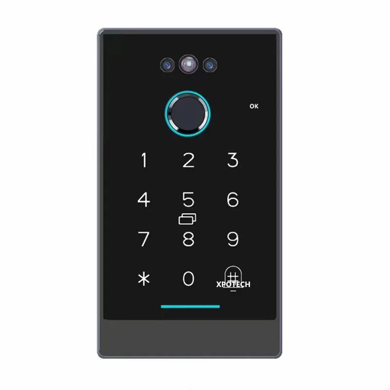 Bluetooth WiFi Fingerprint Security System Facial Recognition Controller for Door Opening TTLock with Time Attendance Machine