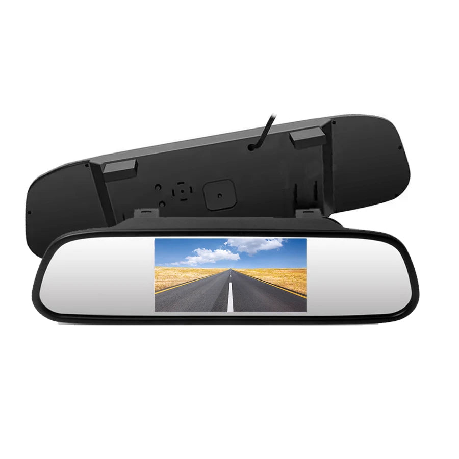 4.3inch Rearview Mirror Wireless Car Camera Kit
