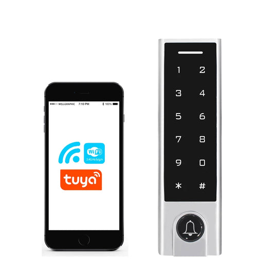 Wifi Tuya APP Remote Control Lock Metal RFID Card Door Access Control IP67 Waterproof Standalone Lock H3
