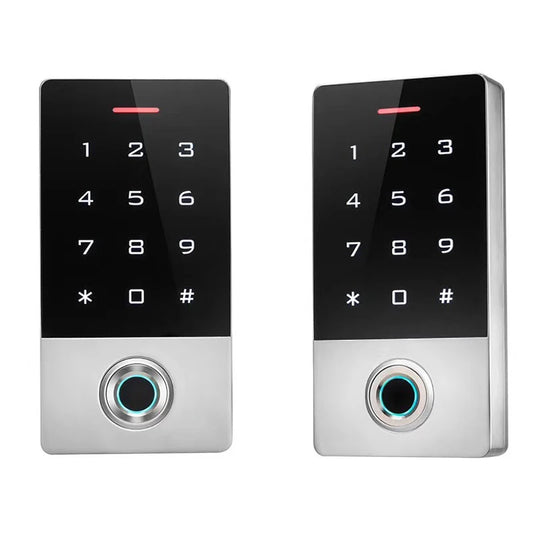 WIFI Tuya APP Biometric Fingerprint Access Controller Metal RFID Card Keypad Waterproof Door Access Control System Tf1