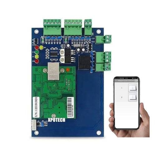 Smart Phone APP TCP/IP One Door Access Controller Panel System with Free Websever Software Access Controller