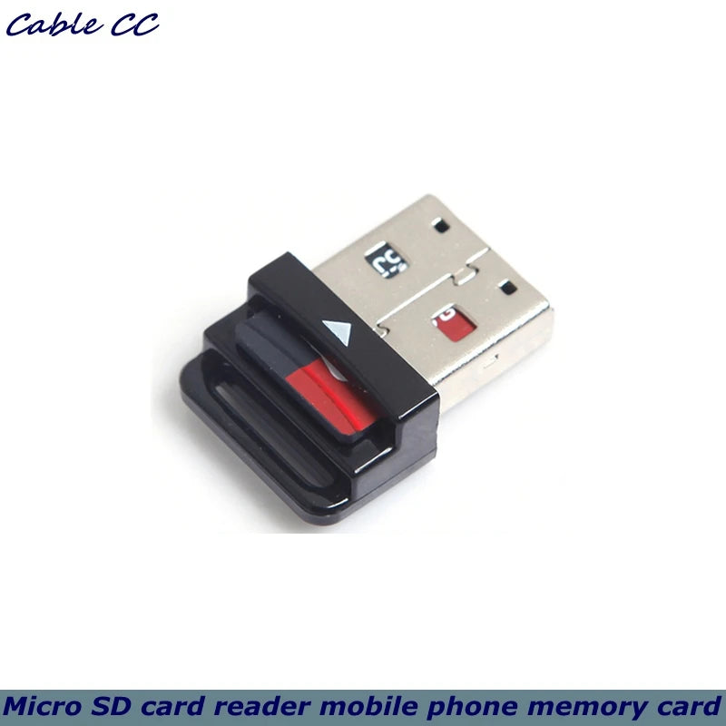 Portable USB 2.0 Micro SDXC SD TF Card Reader Micro SD Card Micro Adapter MicroSD TF Card Micro SDXC SDHC Up to 32GB Memory Card