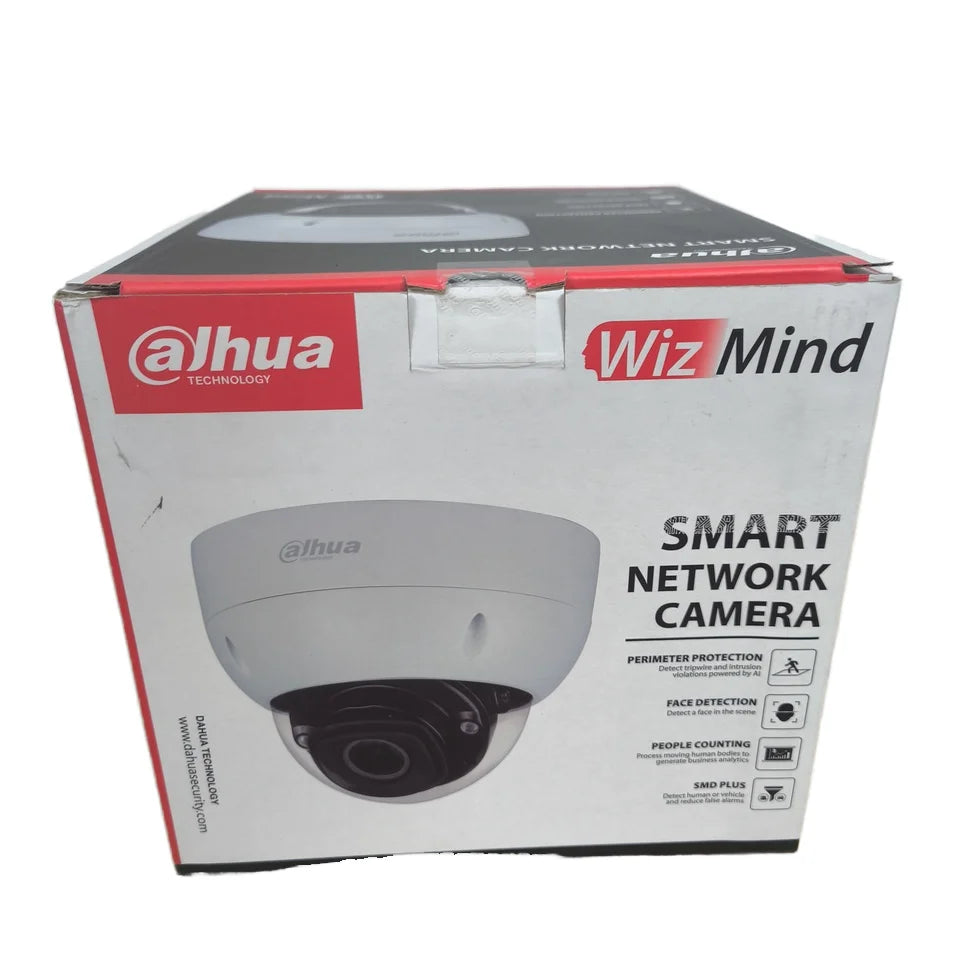 Original Dahua DH-IPC-HDBW3841R-ZS 8MP 4K IR Vari-focal Dome WizSense Network Camera Night Vision CMOS Sensor NVR Two-Way Audio