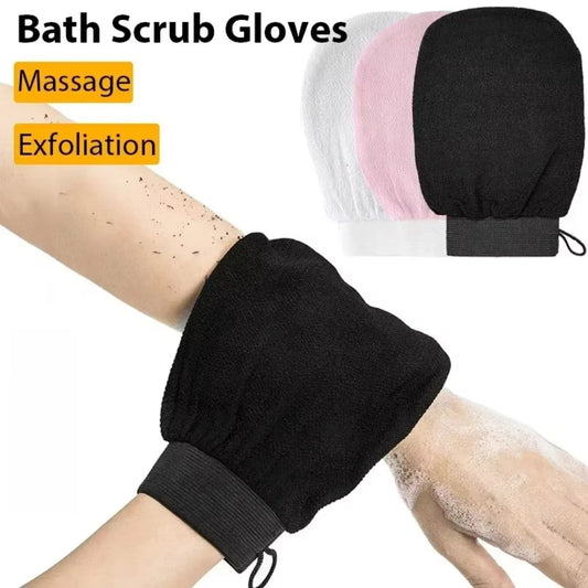 1pc Scrub Exfoliating Gloves Back Scrubbers Dead Skin Facial Massage Gloves Durable Multi Color Deep Cleansing Towels For Shower