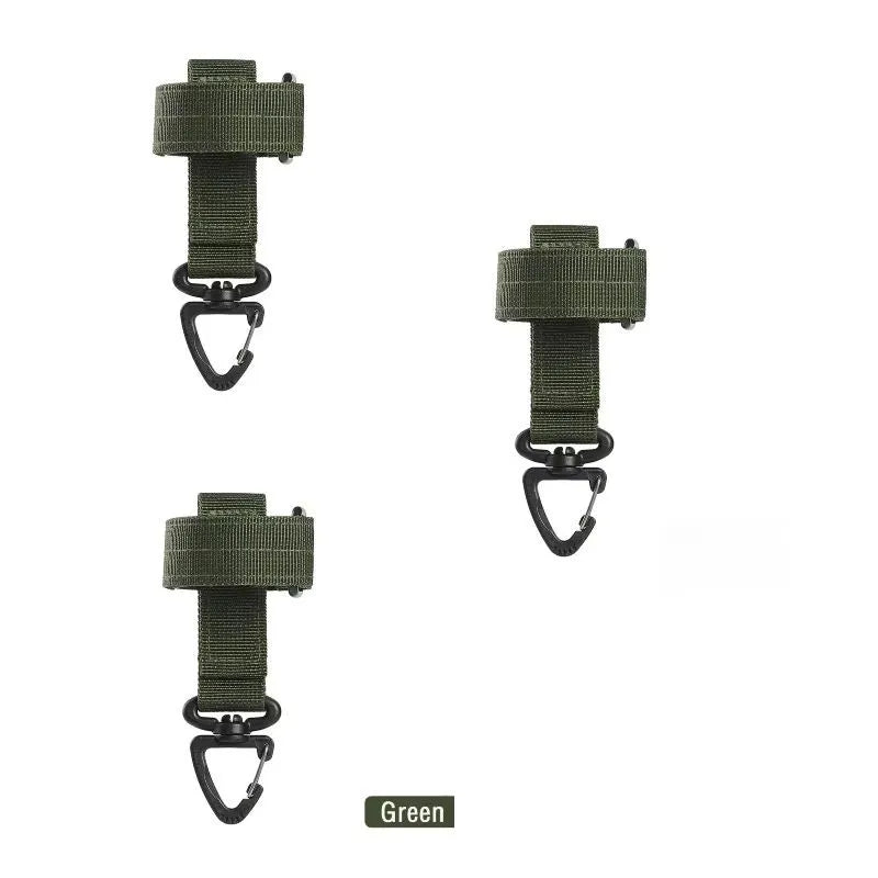 Multi-purpose Nylon Gloves Hook Work Gloves Safety Clip Outdoor Tactical Climbing Rope Camping Hanging Buck Outdoor Camping
