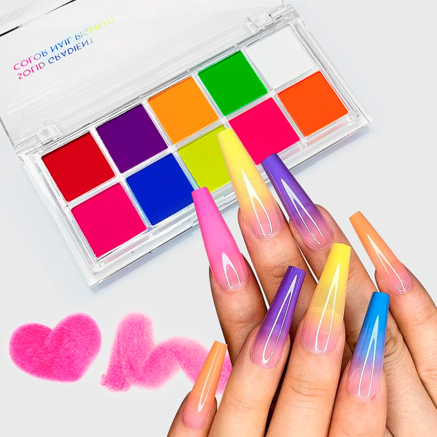 Pearl White Rubbing on Nail Art Glitter Dust Chrome Aurora Yellow Purple Manicure Decorations Mirror Mermaid Nail Powder Pigment