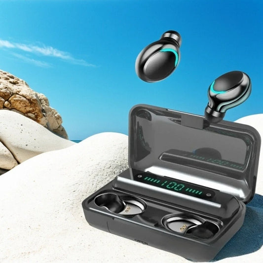 F9-5C TWS Earphone Digital Display Sports Outdoor Headset Noise Reduction Hands-free Calls Bluetooth-Compatible 5.3 Headphone