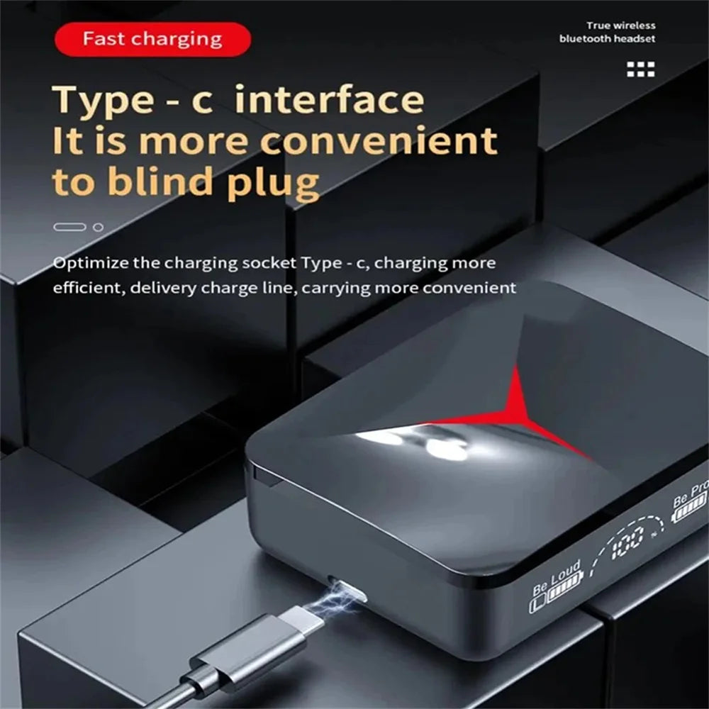 TWS Wireless Bluetooth 5.3 Headphones Touch Control Noise Cancelling Music Sport Earbuds HiFi Stereo Gaming Waterproof Headsets