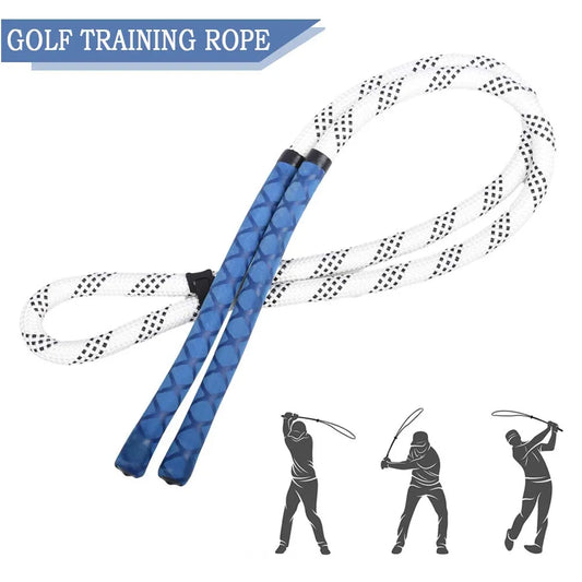 Portable Golf Swing Trainer Rope - Golf Swing Power & Gesture Correction Rope for Beginners - Perfect for Golf Swing Practice