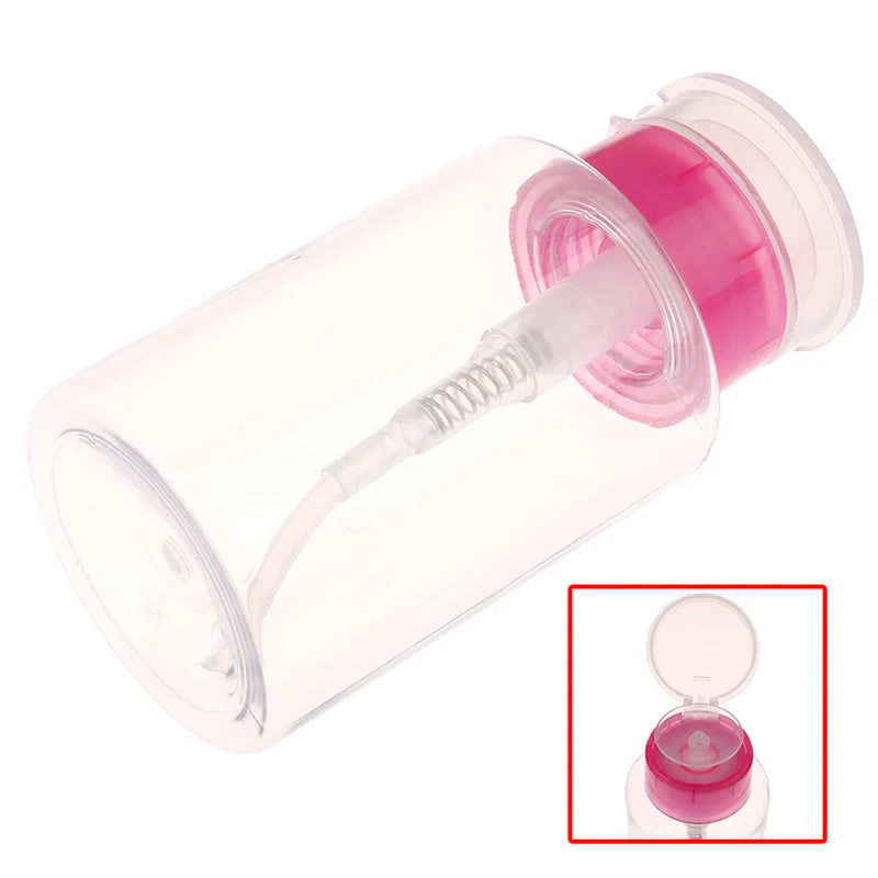 Nail Art Equipment 160ml Empty Pump Dispenser Remover Clean Bottle mini bottle