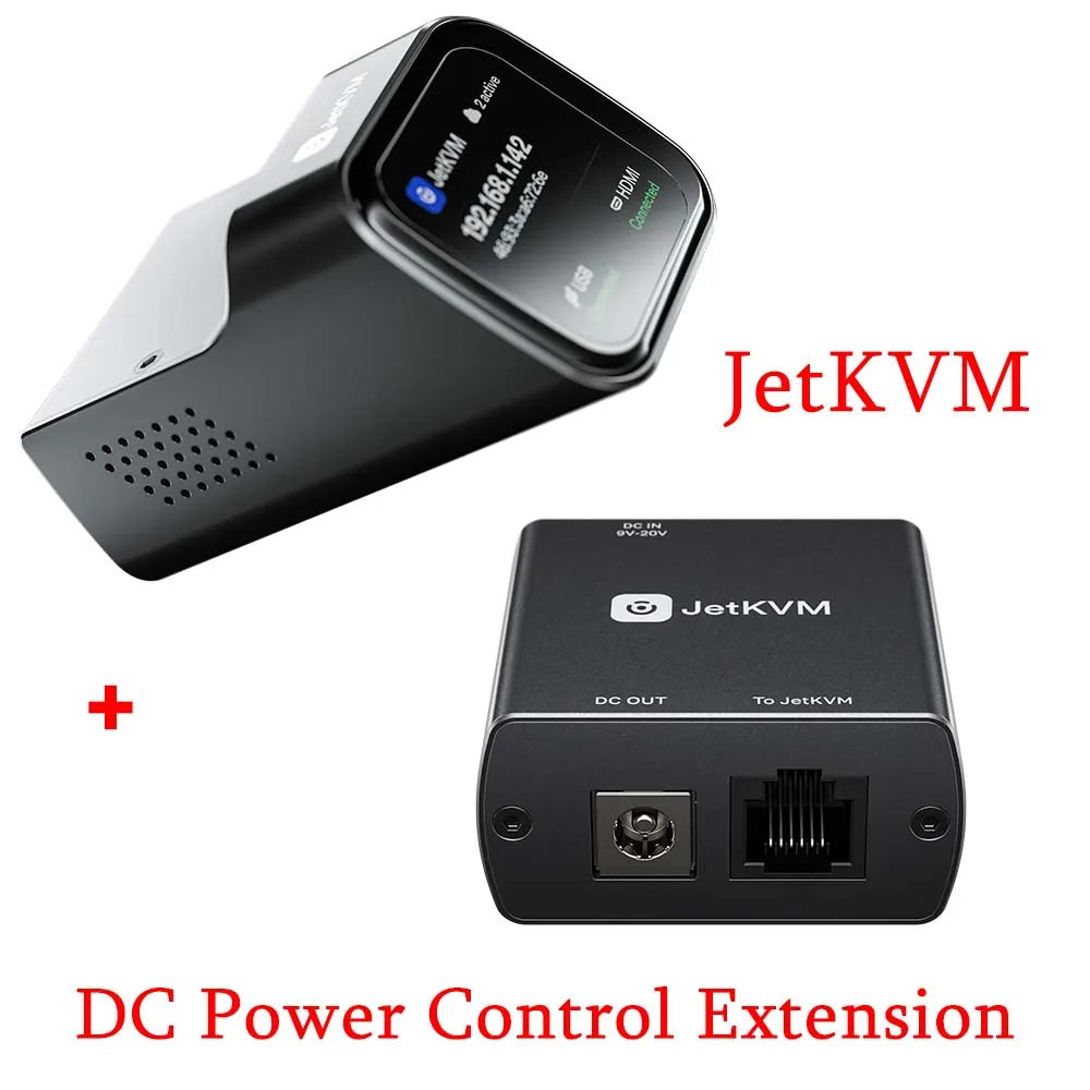 JetKVM IP-KVM Open Source Hdml USB Remote Management Desktop Control Device Supports Mac/Windows/Linux