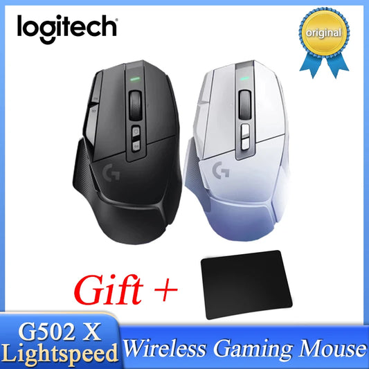 Logitech G502 X LIGHTSPEED Wireless Gaming Mouse-Optical mouse with hybrid optical-mechanical switches HERO 25K gaming sensor
