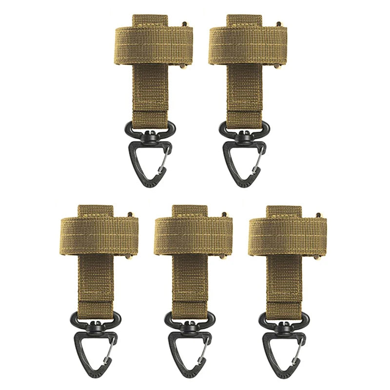 Multi-purpose Nylon Gloves Hook Work Gloves Safety Clip Outdoor Tactical Climbing Rope Camping Hanging Buck Outdoor Camping