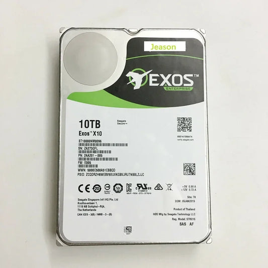 for Seagate ST10000NM0096 10TB SAS 12Gb/s 7200RPM 3.5" 256MB Cache Enterprise HDD