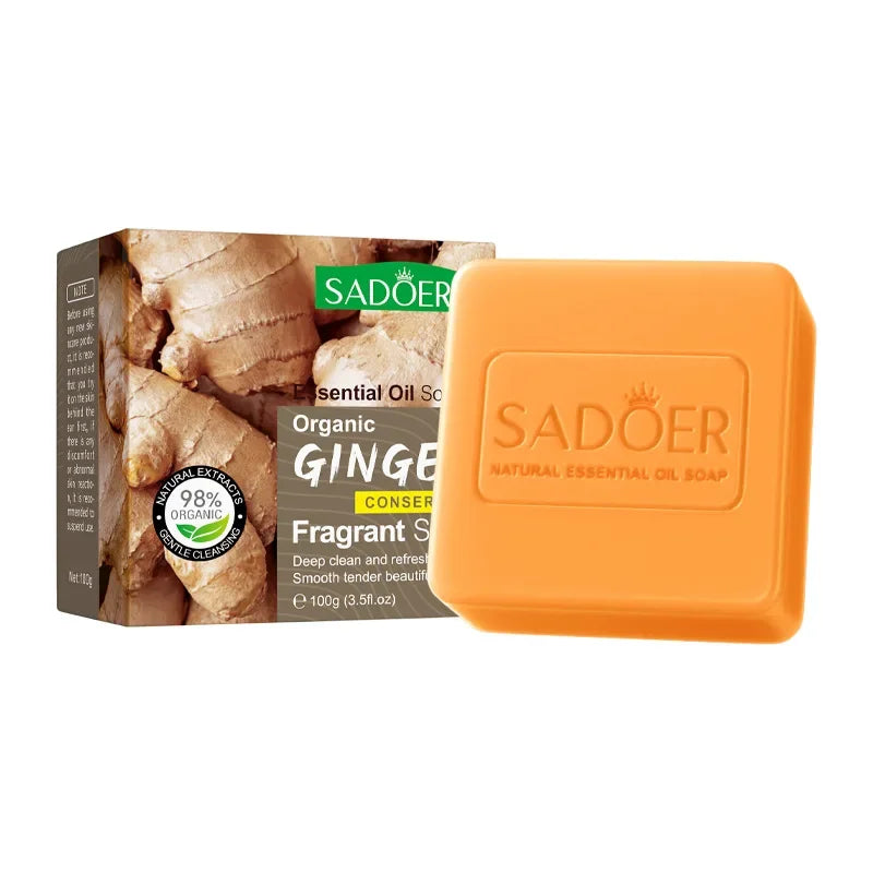 Ginger Essential Oil Soap Glutathione Paper Agua Florida Skin Lightening Soaps Wholesale Gift JM Solution Rice Intimate Turmeric