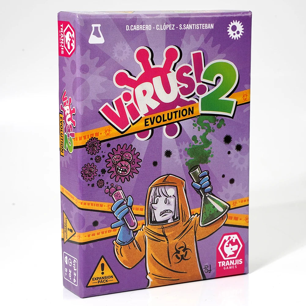 Virus! - Juego de cartas - El Juego mas contagioso. Edicion Española. +8 años VIRUS! 2 Evolution (Expansión) - Juego de cartas (