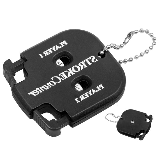 Mini Portable Golf Shot Count Putter Score Counter With Two Digits Scoring,Easy Return To Zero Golf Accessories With Key Chain