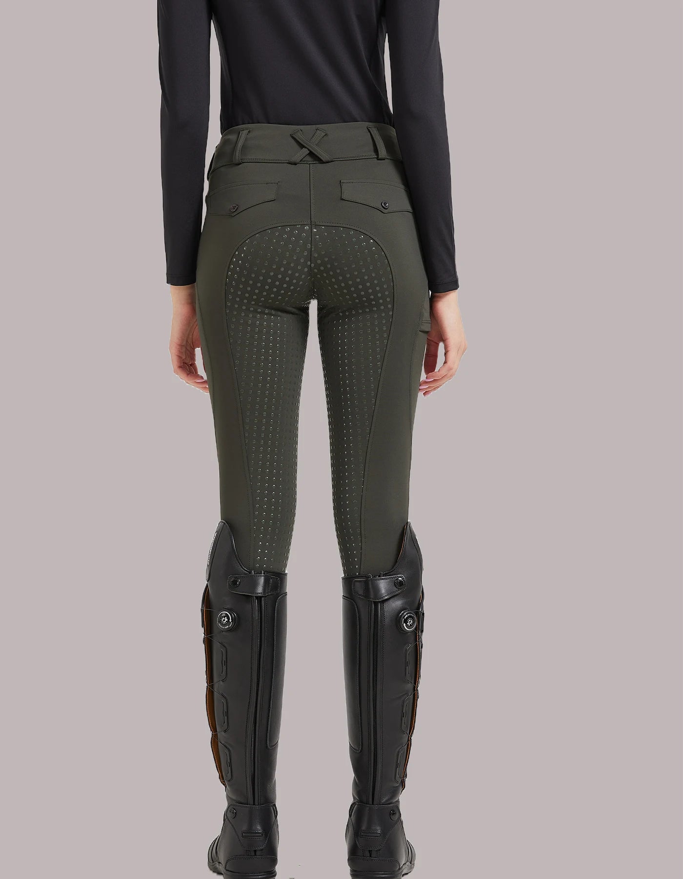 Professional horse riding pants silicone anti-slip quick-dry tight-fitting cycling sports pants for equestrian exams