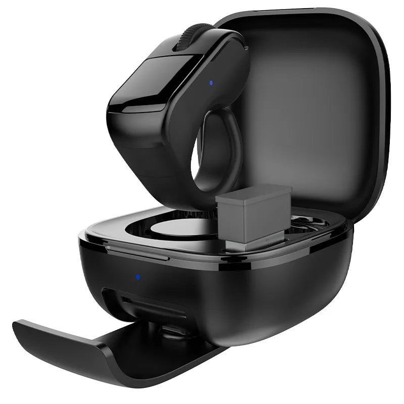 Ring Finger Wireless Mouse 2.4G Bluetooth Dual Mode Touch Screen Scroll Wheel Mini Portable Rechargeable For PPT Speech Tablet