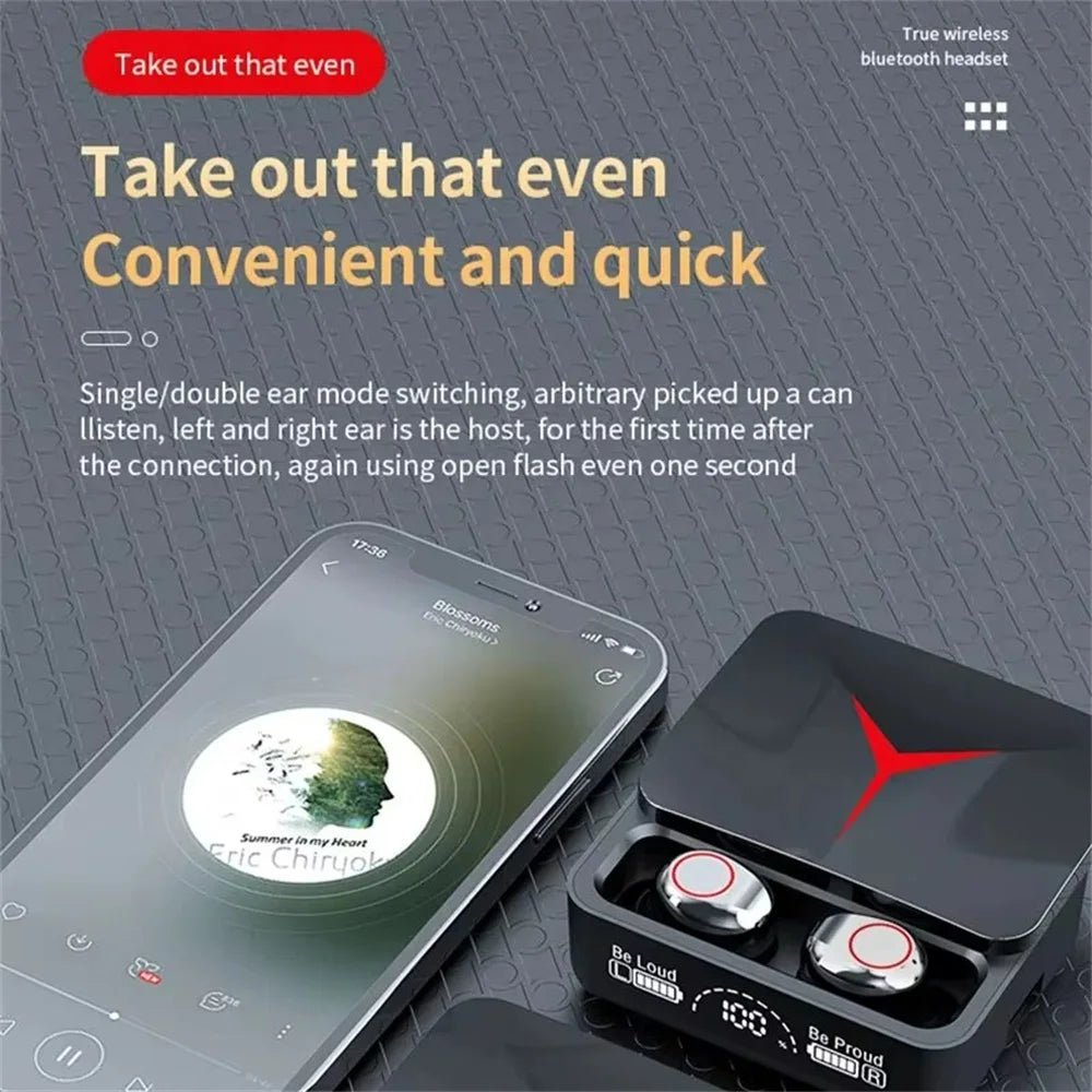 TWS Wireless Bluetooth 5.3 Headphones Touch Control Noise Cancelling Music Sport Earbuds HiFi Stereo Gaming Waterproof Headsets