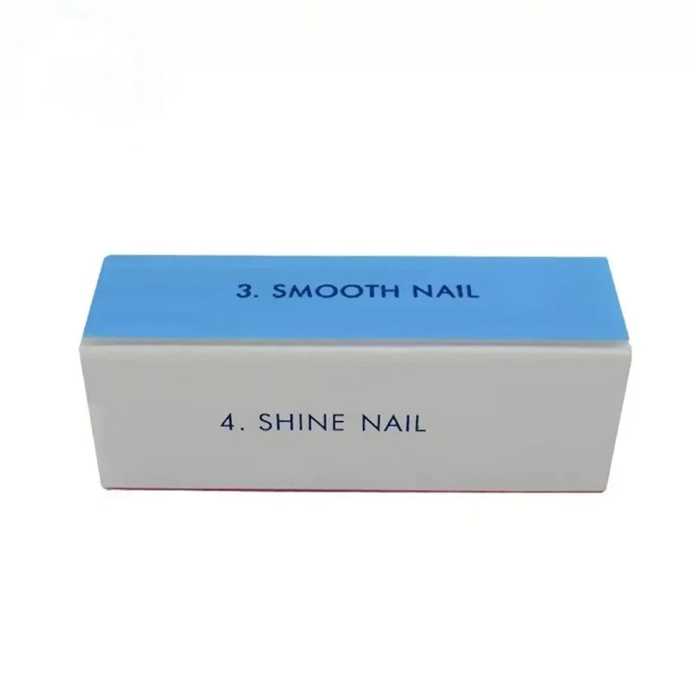 1pc Nail Buffer Block Polish Sanding Nail File 4 Step Nail Art Tips Tool Colorful Sponge Files Buffering Tools Manicure Uñas