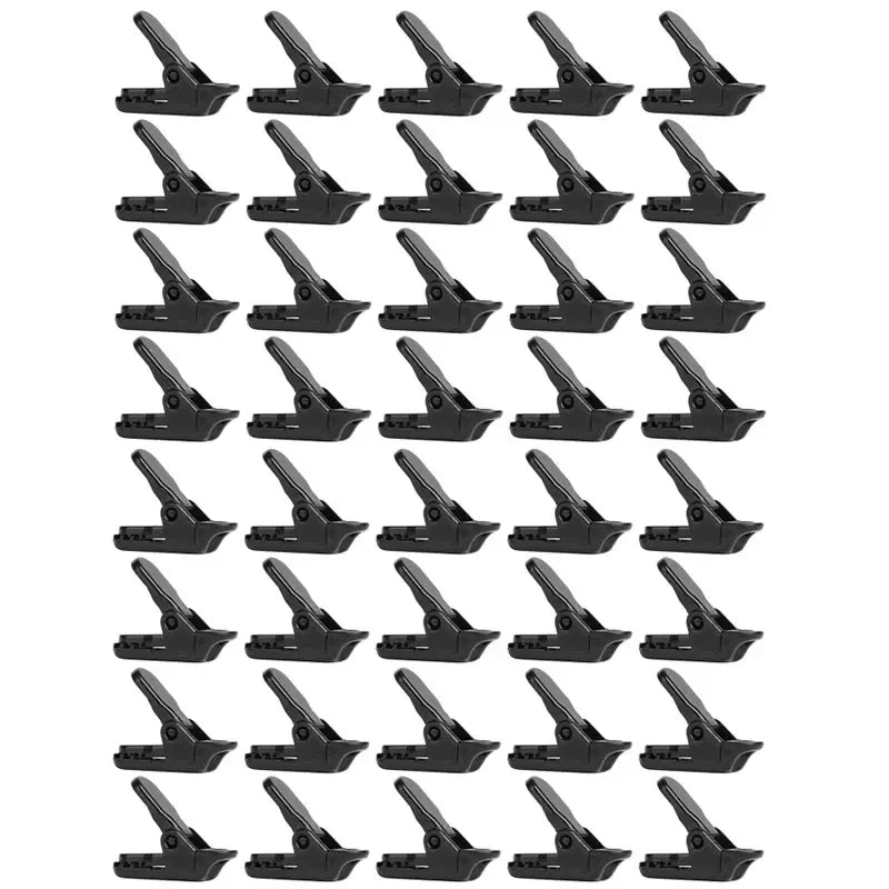 10Pcs Outdoor Tarpaulin Clips Camping Tents Awning Wind Rope Clamp Equipment Plastic Clip Buckle Fixed Jaw Grip Hook Accesorios