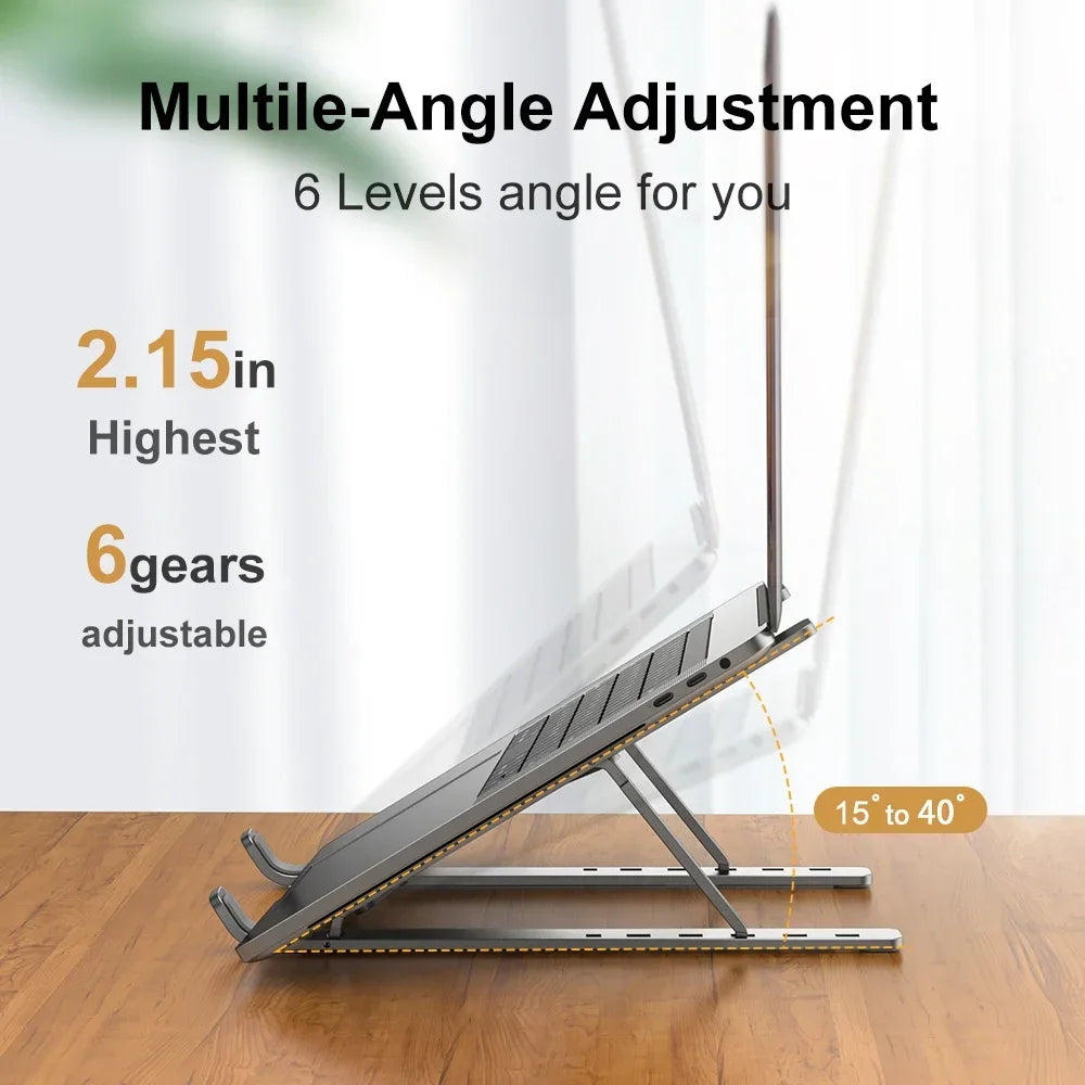 Portable Foldable Aluminum Laptop Stand Notebook Support Computer Bracket For Macbook Air Pro Lap Top Base Holder Accessories