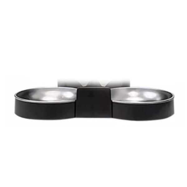 Furpipi Automatic Cat Feeder Dual Bowls Stainless For Multied Pets Family Dog Cats Accessories