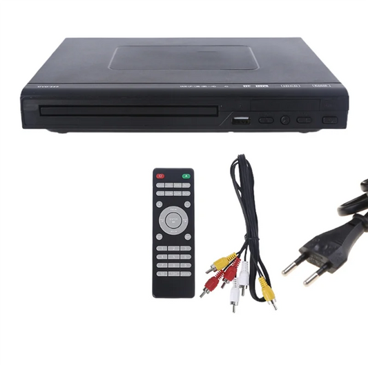 A97I-2200W 1080P Desktop DVD Media Player For TV Region AV Output USB Top Quality Disc Player For Durability EU Plug