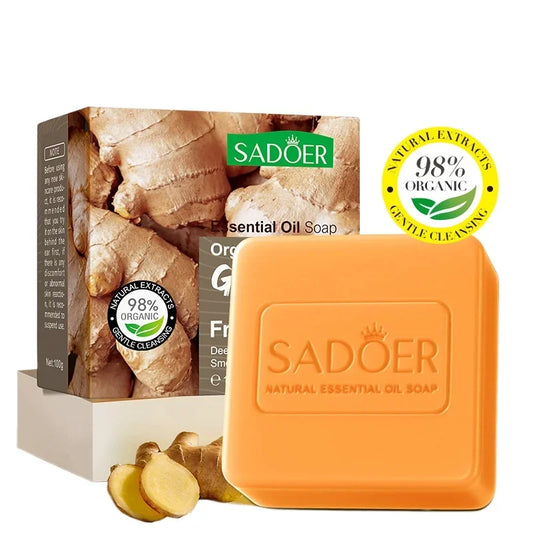 Ginger Essential Oil Soap Glutathione Paper Agua Florida Skin Lightening Soaps Wholesale Gift JM Solution Rice Intimate Turmeric