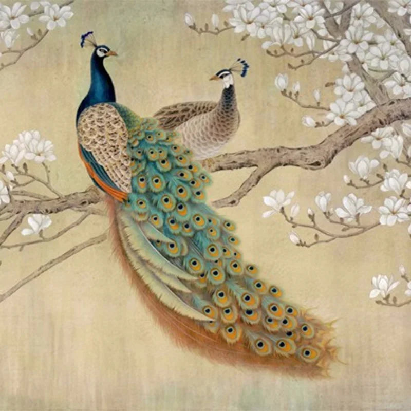 Custom Murals 3D Stereo Peacock Photo Wallpapers Living Room Home Decor Background 3D Wall Papers Landscape Papel De Parede Para