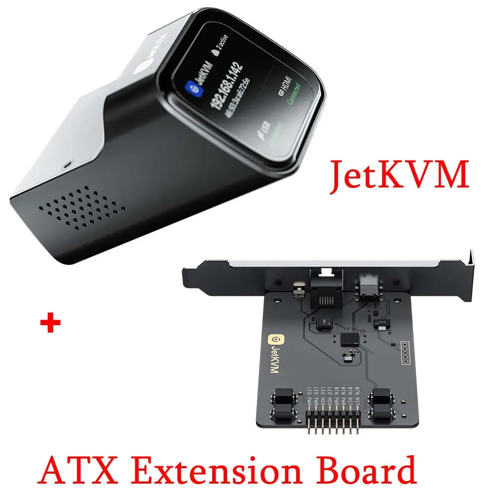 JetKVM IP-KVM Open Source Hdml USB Remote Management Desktop Control Device Supports Mac/Windows/Linux