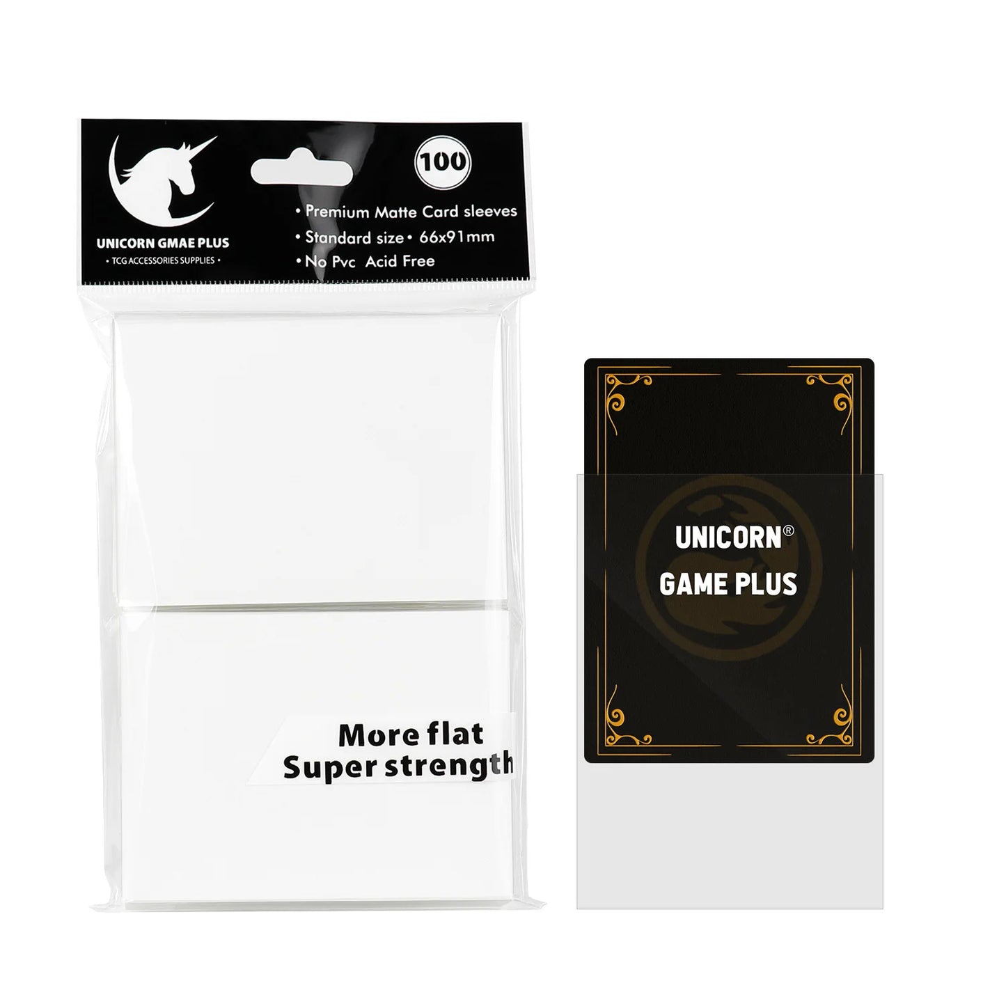 100Pcs/Set 66x91mm Matte Standard Size Card Sleeves TCG Trading Cards Protector for Tarot Shield Board Games Magical Cover PKM