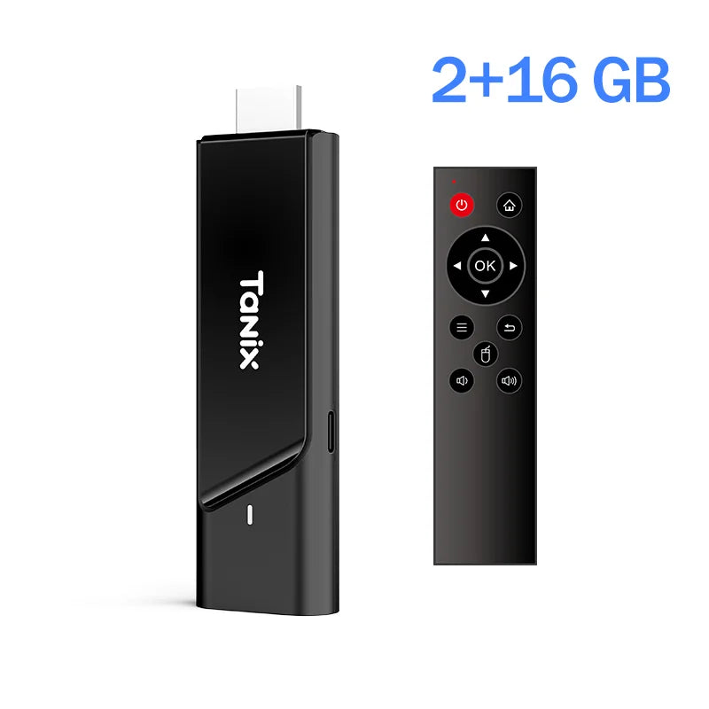 TANIX TX9 Android 11 TV Stick Smart TV Box AV1 Amlogic S905Y4 2GB 16GB DDR4 2.4G&5G Dual WIFI BT5.0 4K MINI TV Dongle