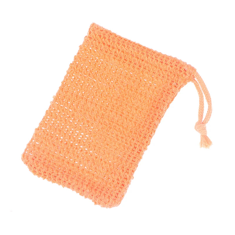 Cotton Linen Soap Saver Bag Pouch Bar Plentiful Bubble Foam Soap Bags Exfoliating Soap Mesh Bags for Shower Soap Holder Pocket