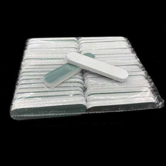 100pcs/lot Nail Buffer Block Polishing UV Gel Nail Polisher Manicure Pedicure Tools Nail Care 600/3000 Grit Ongles Accessoires