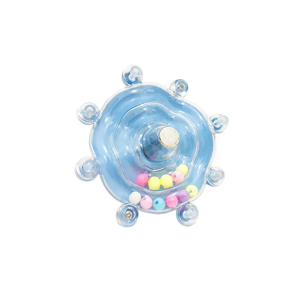 Parrot flying saucer, happy bird, boring toy