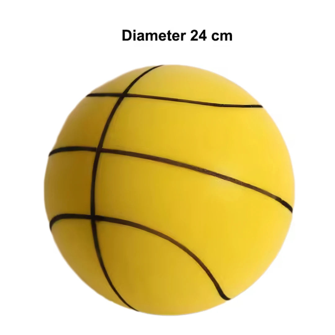 Silent Basketball Quiet No Noise High Density Soft PU Foam Squeezable Ball Indoor Mute Bouncing Basketball Children Sports Toys