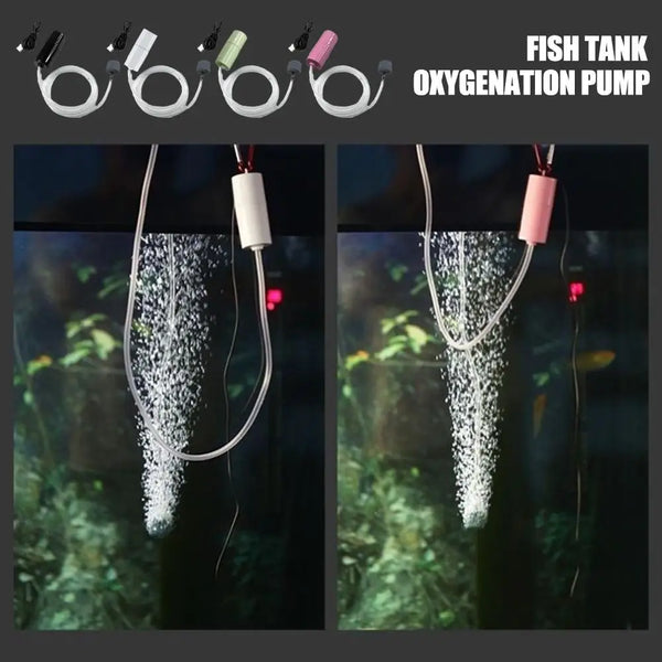 Aquarium USB Air Pump Fish Tank Silent Air Compressor Aquarium Portable Mini Oxygenator Oxygen Aerator Aquarium Accessories 5v