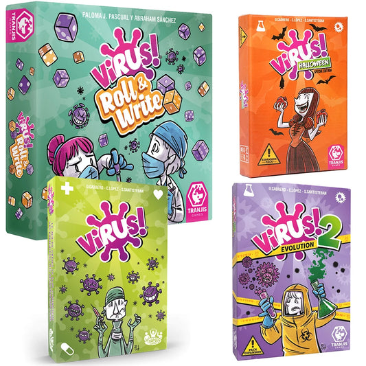 Virus! - Juego de cartas - El Juego mas contagioso. Edicion Española. +8 años VIRUS! 2 Evolution (Expansión) - Juego de cartas (